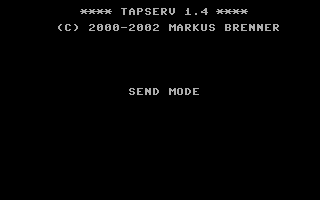 Tapserv 1.4: Send mode